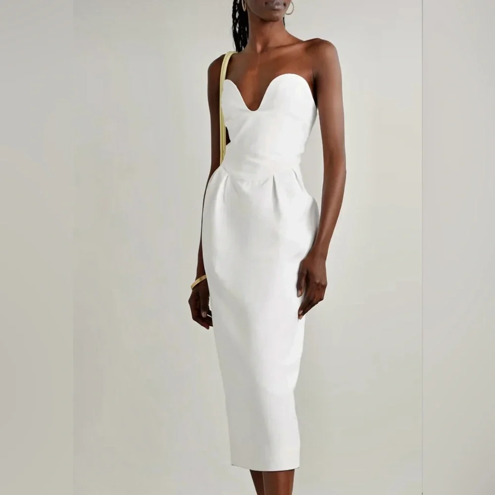 🌺🎉HP🎉🌺 NWT Mara Hoffman Isla Midi Dress White - Picture 8 of 16